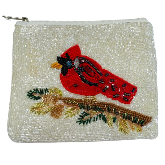 Red Cardinal Coin Purse