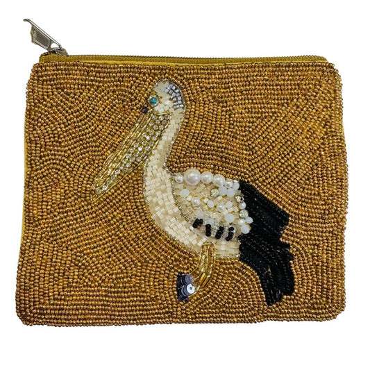 Golden Pelican Coin Purse