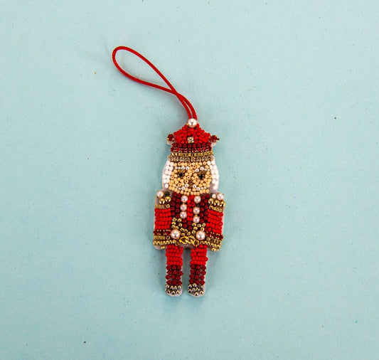 Beaded Ornament - Drummerboy