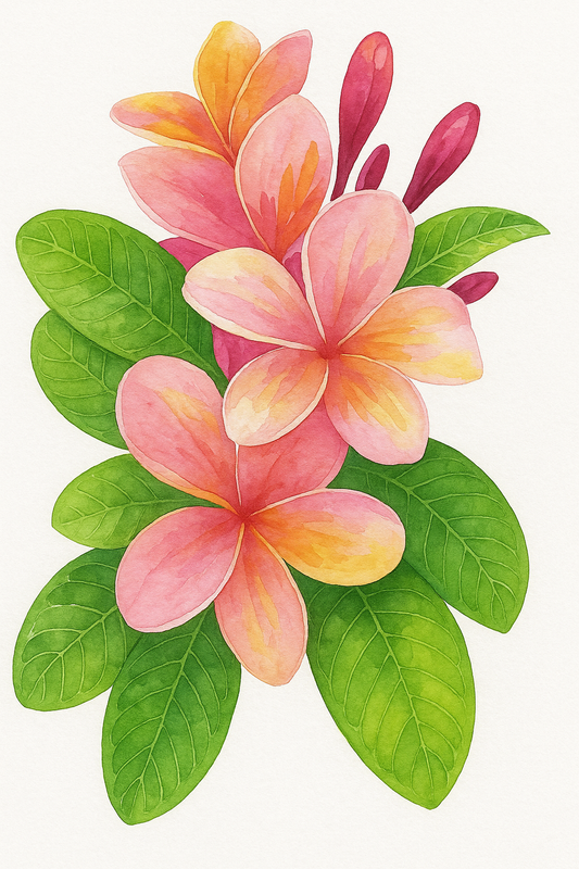 Pink Flowers Print