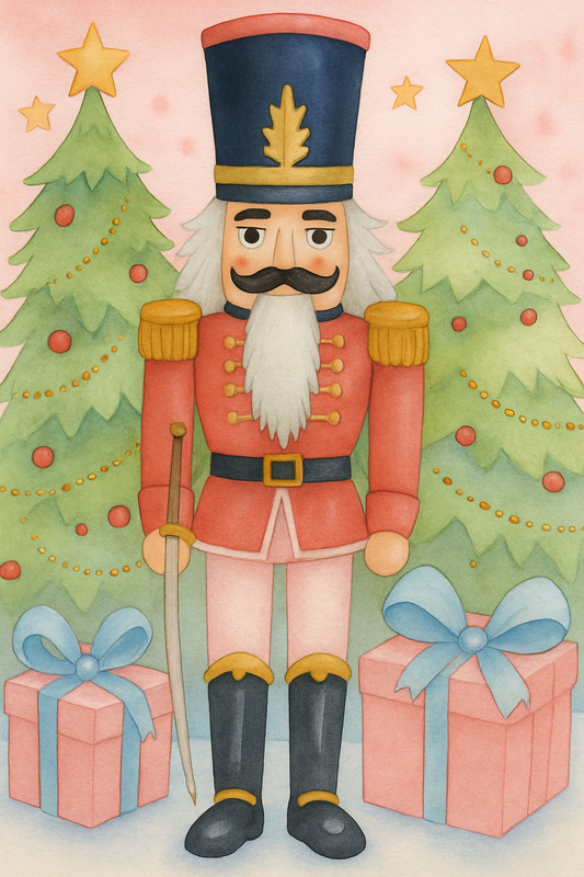 Pink Toy Soldier Print