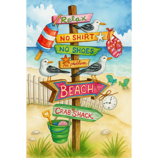 Directional Signs Print