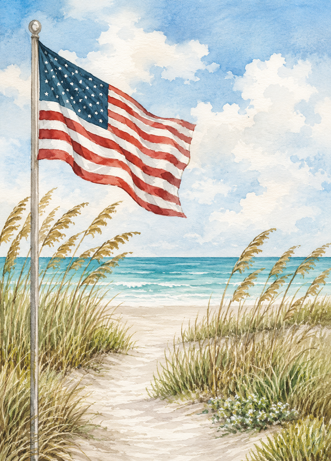 USA Birthday Print