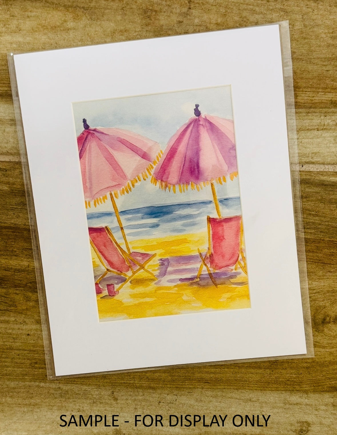 This is a framed sample.