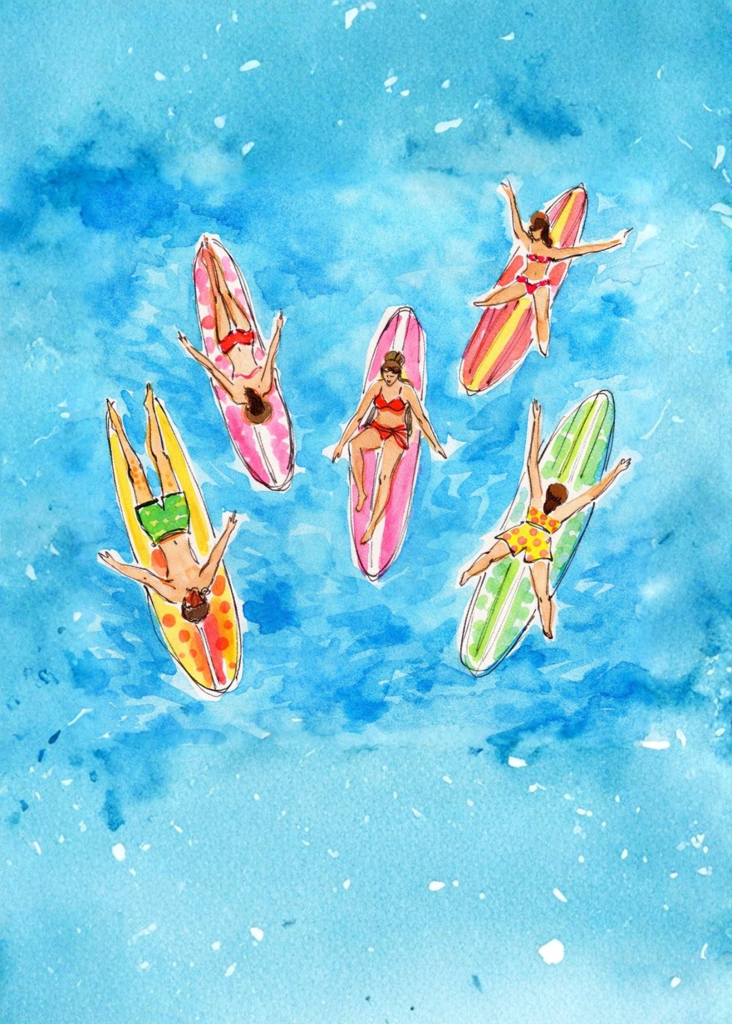 Surfers Print